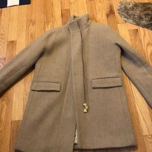 J Crew Cocoon Coat Italian stadium cloth